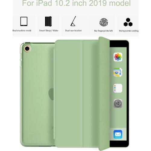 Case for iPad 10.2 inch 2019 7th Gen Auto Sleep Lightweight Stand Trifold Smart Case for new iPad 10.2 inch + Screen protector
