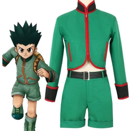 Cosplay Costume Hunter X Hunter Gon Freecss Custom-made Retail/Wholesale Halloween Christmas uniform halloween costume outfit