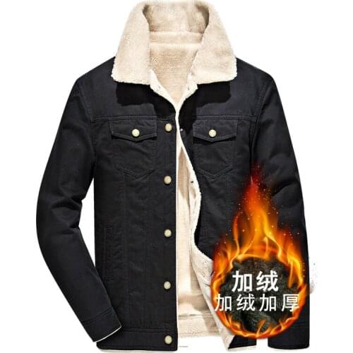 M-4XL Large Size Cashmere Jacket Man Full Sleeve Thick Warm Overcoat 2019 Autumn Winter Solid Outwear Coat Casaco Mans Pocket