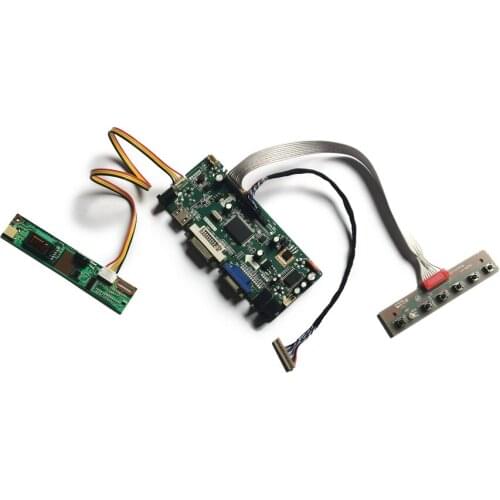M.NT68676 1024*768 1CCFL VGA DVI Fit LTD141EA9F/LTM14C500Z/LTD133ECKF 20 Pin LVDS monitor controller board DIY kit matrix
