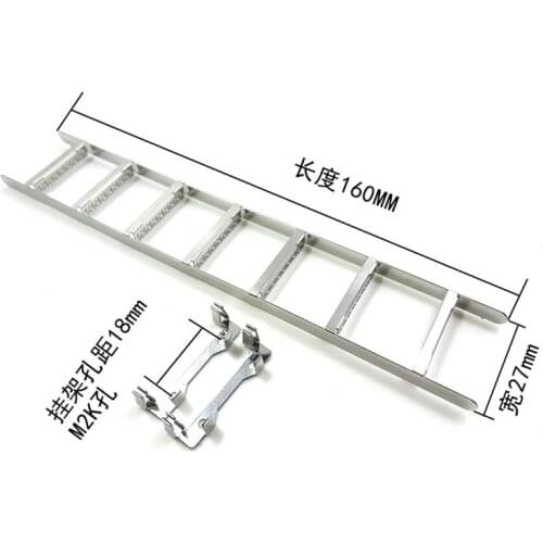 1/14 Rc Truck Simulation Part Metal Mini Ladder For Radio Control Cars Tamiya Tractor Toys VOLVO FH16 BENZ Actros MAN SCANIA 620