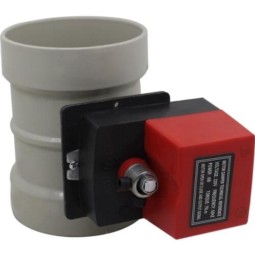 Motorised air Vent Diameter - 80 100 125 150 200 250 mm 3 Positions 220v - Motorized Damper Vent 4N HVAC ducting Valve