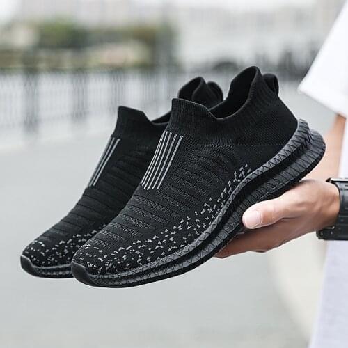 Running Shoes Jogging Shoes Breathable Men Sneakers Slip on Loafer Shoe Mens Casual Sports Shoes Zapatillas Hombre