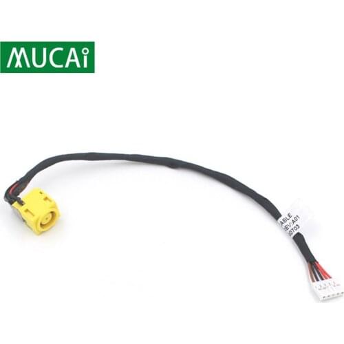 DC Power Jack with cable For Lenovo B590 B580 V580 V580A V580C laptop DC-IN Flex Cable 50.4TE08.031 50.4TE08.021