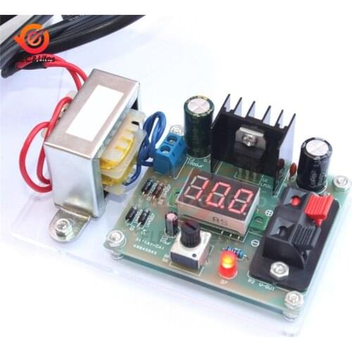 LM317 Adjustable DC Voltage Regulator AC 220V 110V to 12V Step Down Power Supply Transformer module Diy kit Volt Converter board