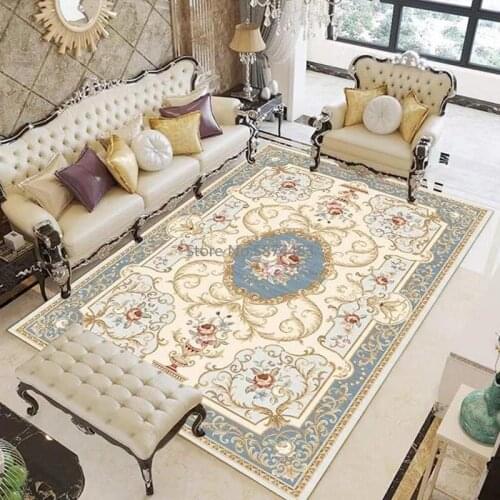 Floral Prints Modern Living Room Carpets Home Nordic Carpet Bedroom Bedside Blanket Area Rug Soft Study Room Rugs Floor