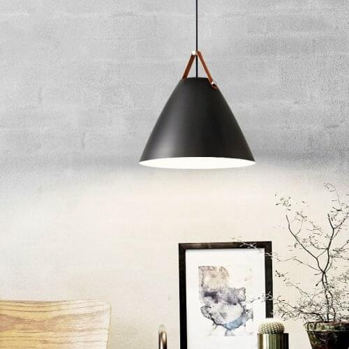 Modern Iron Pendant Lights Nordic Style Hanging Lights for Kitchen Living Dining Room Pendant Lamp Hanglamp Led Island Light