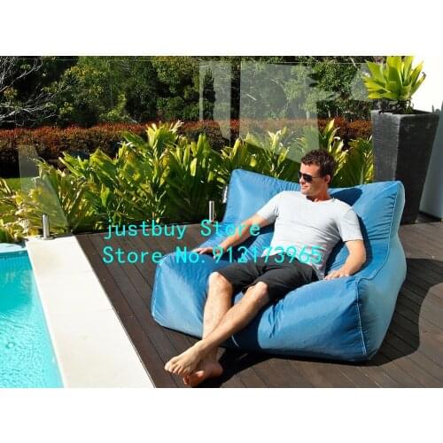 Traveling sleeping play gaming material waterproof outdoor genuine polyester bean bag chairs bulk