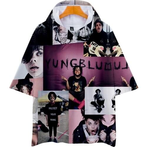 Yungblud Black Hearts Club hooded t shirt tops Popular Singer hoodie Tshirt hip hop Costume Tee shirt streetwear t-shirt