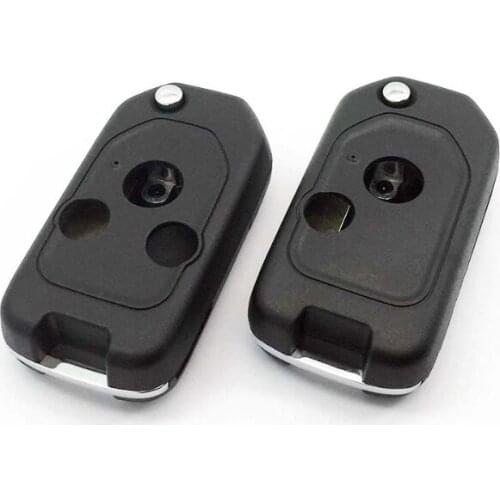 2 3 Buttons Modified Folding Flip Remote key Shell for Honda Accord Civic City crv Fit Car Key Blanks Case