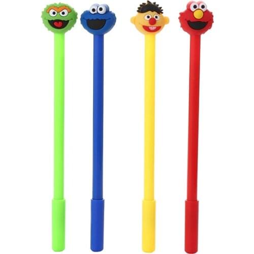 20 Pcs Cartoon Happy Expression Gel Pen Cute Student Creative Office Stationery Signature Pen Wholesale