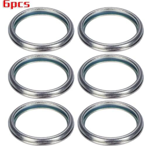 6pcs Washer Drain Crush Gasket 16mm 803916010 For Subaru 2011-18 Duable High Quality