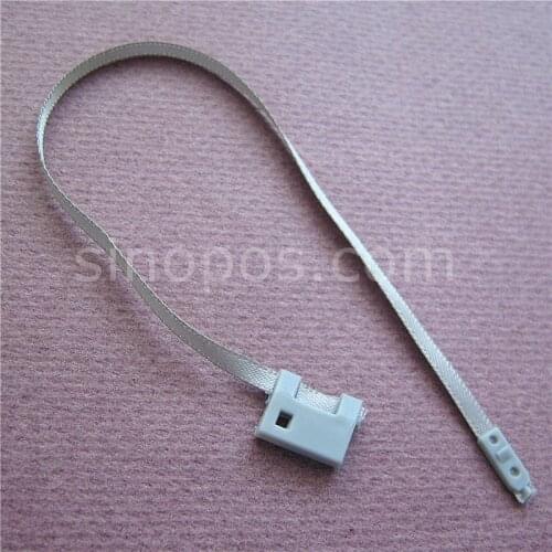 Clothing Hang Tag Ribbon String Seal, loop lock cord fastener snap buckle clip rope price label swing wedding hangtag thread tie