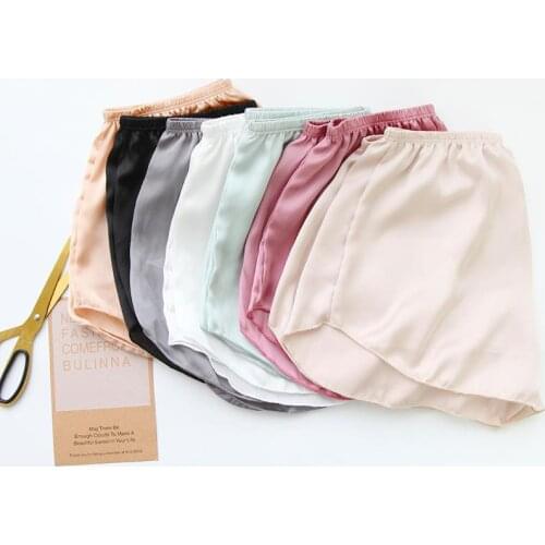 Woman short pant satin Safety Short loose Pants Women Spandex Summer Breathable Exposed Pants Underwear Under Skirt Short Tights