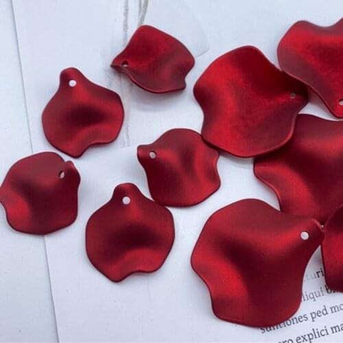 Popular new plastic multi color DIY flower shape beads Good handmade jewelry accessory beads 50 pieces y12577