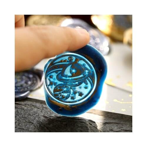 The UFO Stamp Head Custom Wax Seal Heads Stamps Postage Journal Package Wedding Gifts Envelope Handmade Tools