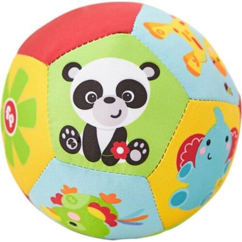 New 0-12 Months Baby Toys For Children Animal cognitive Ball Soft Plush Toys With Sound Baby Rattles Infant Body Building Ball