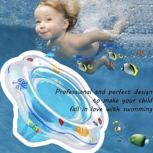 2021 Kids Baby Swimming Ring Durable Inflatable Float Swimming Pool Ring Double Leak-Proof Safety Water Toy Pool Accessories