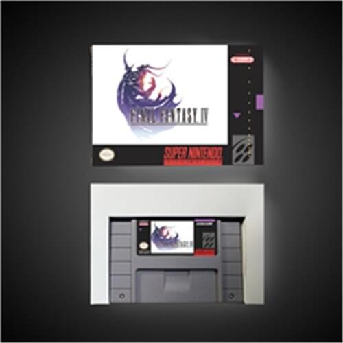 Final Game Fantasy IV 4 - RPG Game Card Battery Save US Version Retail Box