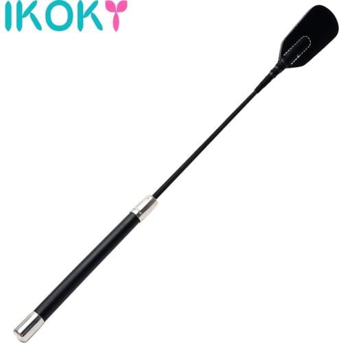 IKOKY Horse Whip Paddle Cosplay Shame Game Flirt Toys Spanking Slave Flogger Fetish Sex Whips SM Sex Toys For Couple