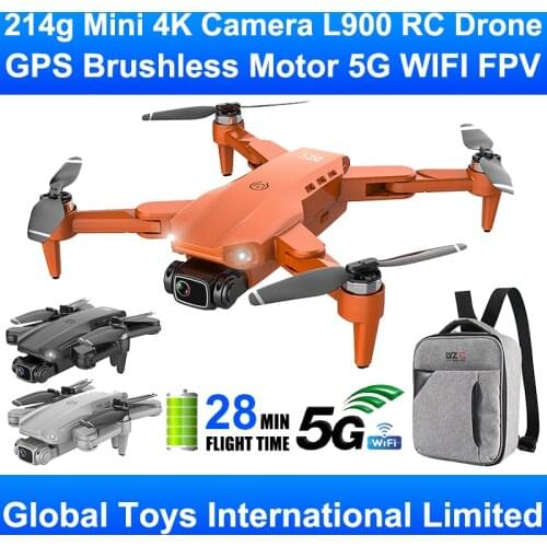 LYZRC L900 Pro Brushless Motor GPS 5G WIFI FPV 4K Professional Camera UAV RC Drone Aircraft Quadcopter 20min Flight VS 4DRC F9