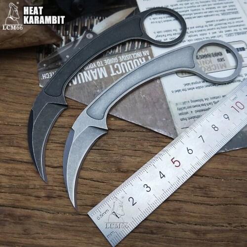 LCM66 Tactics karambit scorpion claw knife outdoor camping jungle survival battle Fixed blade Bastinelli Knives self defense