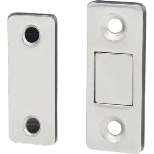 Punch-free Magnetic Door Closer 1pcs/Set Magnetic Cabinet Catches Magnet Door Stops Hidden Door Closer With Screw For Closet