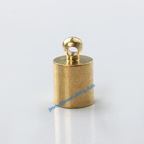 Jewelry findings Metal End caps for laether cord; crimp end cap; chain end caps 6*10mm 2000pcs