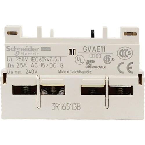 Schneider Instantaneous auxiliary Contact blocks for GV2 circuit breaker GVAE1 GVAE11 GVAE20