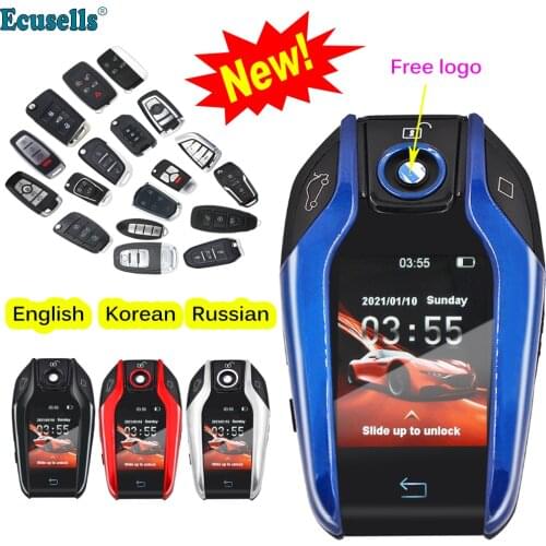 Modified Boutique Car Smart Remote Key with LCD Screen for Jaguar Land Rover Mitsubishi KIA Infiniti Buick Cadillac Skoda Honda