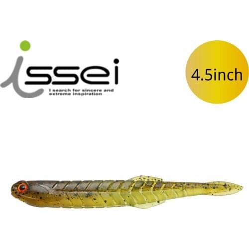 New Issei Katakuchi Worm 4.5inch 7pcs/Lot Attactant Soft Artificial Plastic Fish Multi-Color For Bass Pike Fishing Lures