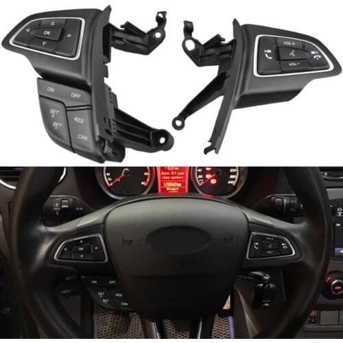 For Ford Focus Mk3 2015-2017 Kuga 2017 Cruise Control Switch Multifunction Steering Wheel Button Switches Bluetooth Audio Button
