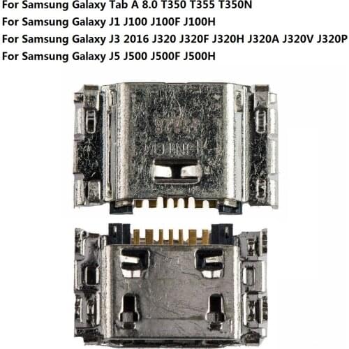 For Samsung Galaxy A 8.0 T350 T355/Galaxy J1 J100 J100F/J3 2016 J320 J320F/J5 J500 J500F Charge Charging Port Socket Connector