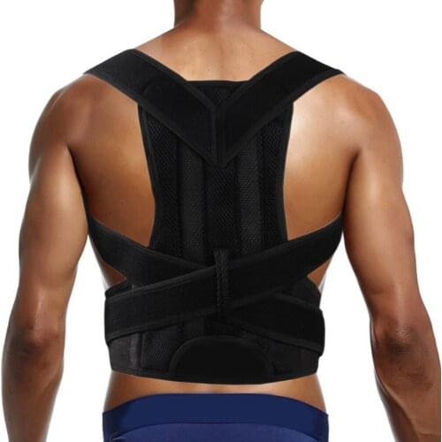 Adjustable Posture Corrector Medical Bar Belt Brace Back Brace Upper Back Pain Relief Improve Bad Posture Spine Shoulder Support