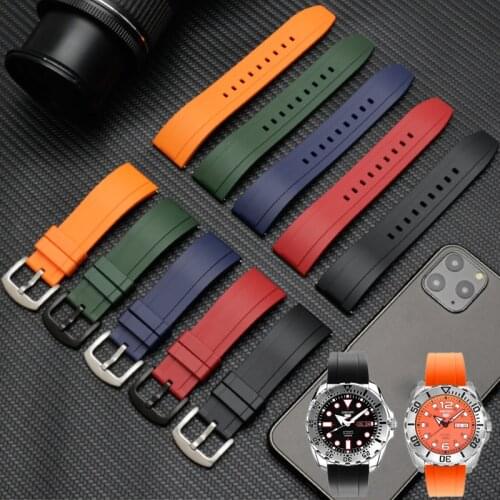 For Seiko IWC Watch straps Rubber 20mm 22mm 24mm Watchbands TPU Dust-proof watch Bracelet Accessory TPSIV Silicone Watch band