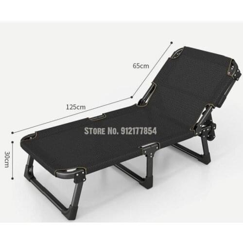 Folding Bed Simple Office Lunch Break Nap Bed Office Adult Single Household Recliner Accompany Bed