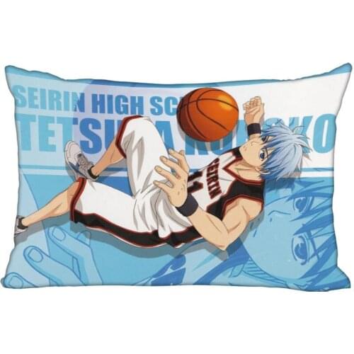 Cushion Kurokos Basketball Cover Throw Pillow Case Rectangle Cushion For Sofa/Home/Car Decor Zipper Custom PillowCase
