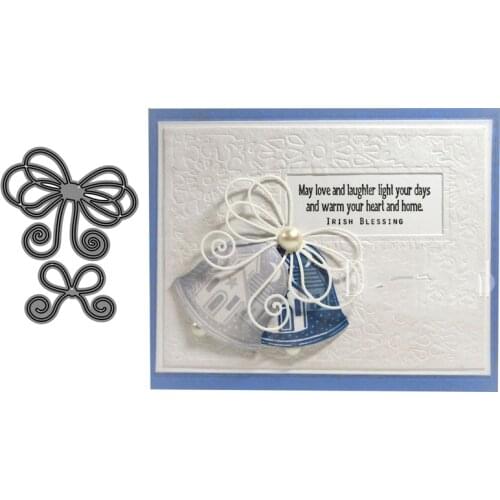 CH bow Metal Cutting Dies Stencils for DIY Scrapbooking/photo Album stamps Decorative Embossing DIY Paper Card