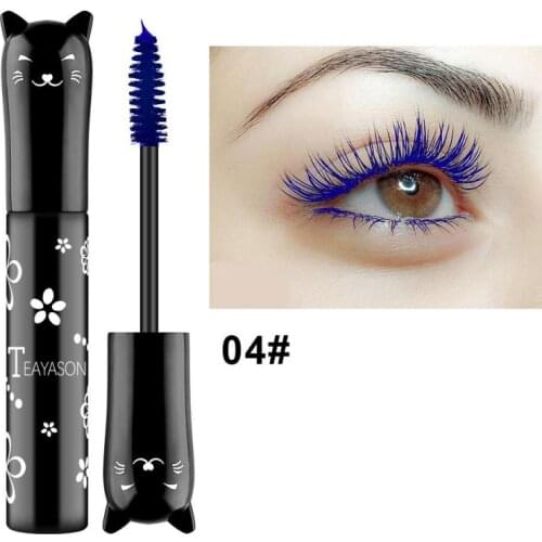 5 color mascara waterproof long lasting easy to remove Lengthening Thick Curling mascara eyelashes comestics TSLM1