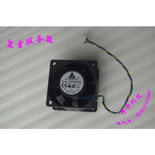 Delta PFC0612DE -E817 6038 6CM 12V 1.68A 4lines cooling fan