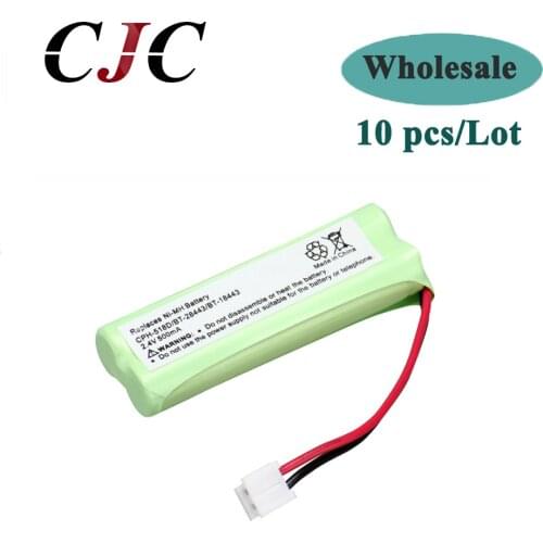 10PCS New 2.4V 500mAh Ni-MH Home phone Battery For Vtech BT-28443 BT18443 BT28443 CPH-518D Replacement Battery
