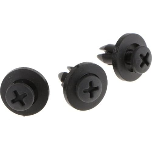 100Pcs Car Bumper Rivet Door Panel Screws 6mm Hole Dia For Universal Vehicle