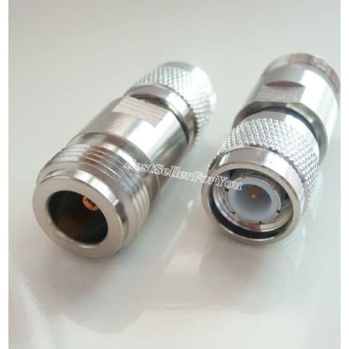 1X N Female Jack To Connector TNC Male Plug Straight RF Connector Adapter New
