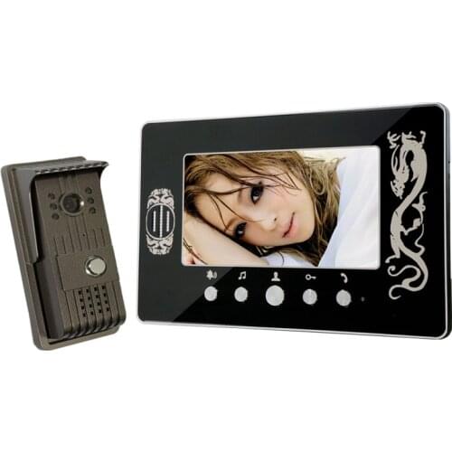 7 Inch LCD Monitor Wired Video Door Phone Intercom System