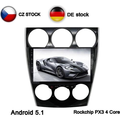 Aotsr 10.1" Android Car DVD Player GPS navigation for Mazda 6 2002-2008 Console 1 Din multimedia stereo radio compatible wifi