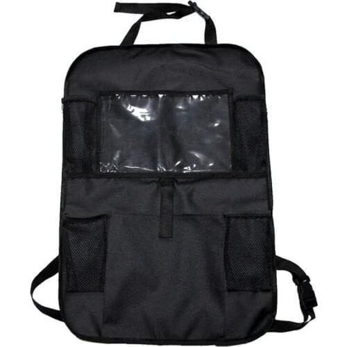 Car Backseat Organizer Auto Seat Kick Protection Cover Back Seat Storage Bag