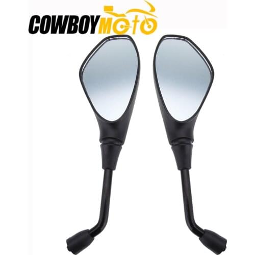 1 Pair Black Motorcycle Rear View Side Mirrors M10*1.25 For BMW F800GS 2008-2018 2009 2010 2011 2012 2013 2014 2015 2016 2017