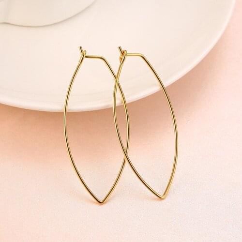 Oval Geometric Large Hoop Earings Baseball Shap New Design Brands Big Bohe Earrings Brincos Lady gifts