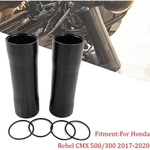 Motorcycle Accessories Front Fork Boot Shock Absorber Tube Slider Cover Gaiters Portector For Honda Rebel CMX 300 500 2017-2020