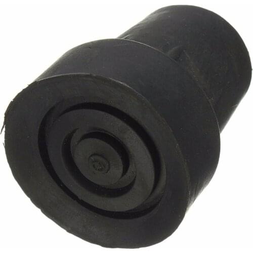1Pcs Soft Gum Rubber Pads Walking Hiking Sticks End Cover Tips Cane Crutch Pad Rubber Heavy Duty Metal Ferrule Bottom 19mm